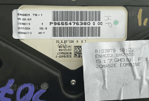 Peugeot 307 1.4 1.6 1.8 16V zegar licznik P9651299480 P9655476380 P9645768480 3