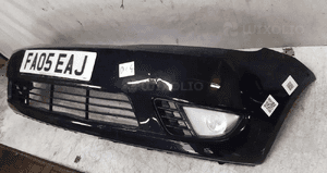 * ZDERZAK PRZÓD PRZEDNI FORD FIESTA MK.6 6 VI D2 CZARNY HALOGENY 3