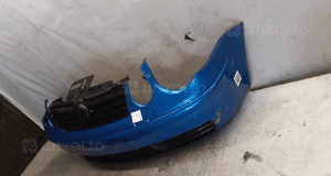 Zderzak przód przedni vw volkswagen polo 9N LA5F niebieski błękitny 3