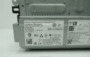 EKRAN WYŚWIETLACZ RADIO BLUETOOTH VW GOLF VIII 5H0 5