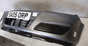 Zderzak przód przedni do opel astra h 3 iii Z163 szary 3