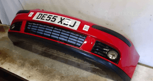 Zderzak przód przedni do volkswagen vw golf v 5 LP3G czerwony halogeny 3