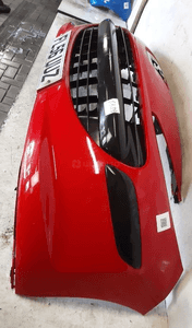 Zderzak przód przedni do peugeot 207 kkn czerwony 2
