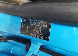 Volvo V40 II R-DESIGN DRZWI PRAWE TYL KOMPLETNE 619-16 W KOLOR 2