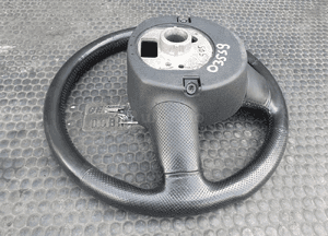 Kierownica Trzy 3 Ramienna Czarna Pikowana Skóra Air Bag Poduszka Wtyczka AUDI A4 B6 B7 31