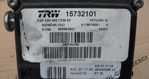POMPA ABS ESP PEUGEOT 407 2.0HDI 136KM S118676001K 2