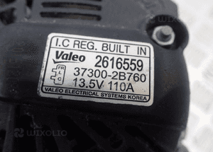 Alternator G4FD hyundai IX30 1.6 b 37300-2B760 radom 3