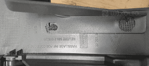 Osłona obudowa plastik pod kierownice półka schowek Renault Laguna III 689210011R 689210002R 6