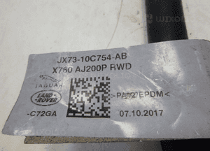 Jaguar xe X760 2.0 b króciec przewód wąż rura cieczy wody oryginał 7