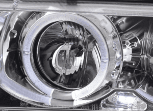 Lampy Reflektory BMW E36 SEDAN SOCZEWKA RINGI 2