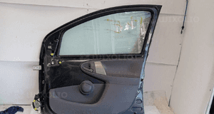 CITROEN C1 PEUGEOT 107 TOYOTA AYGO drzwi prawe przednie grafitowe 5D 2005-2014 2