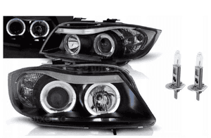 Lampy Reflektory BMW E90 E91 2005 -2008 Ringi LED Oświetl swoją drogę 1
