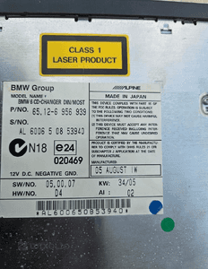 BMW E60 E61 zmieniarka CD 2