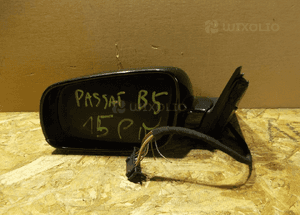 Lusterko elektryczne lewe vw passat B5 15-PIN z led LC9Z oryginał uszkodzone 5