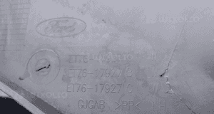 Narożnik zderzaka lewy tyl tylny tylnego ford transit courier ET76-17927-A 5