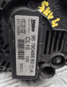 Peugeot 9678048880 alternator 3