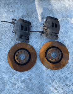 ZACISKI TARCZE KLOCKI KOMPLET AUDI A4 B7 3.0 TDI 1