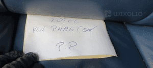 Fotel pasażera przód przedni prawy skóra VW PHAETON 8