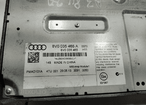Wzmacniacz audio audi A3 8V 8V0035465A 2012-2016 5