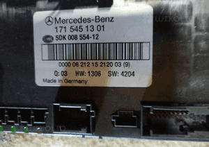MERCEDES SLK 171  SAM moduł tył tylny 2
