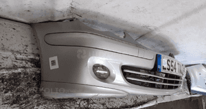 Zderzak przód przedni do mercedes W203 srebrny 744 halogeny 2