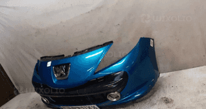 Zderzak przód przedni do peugeot 207 halogeny urban move kmf niebieski błękitny 4