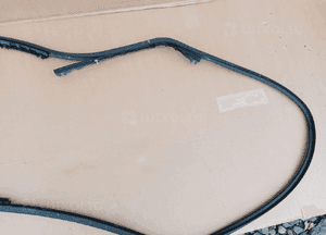 Uszczelka drzwi lewy tył tylna lewa Audi A6 C6 Sedan 4F0833345C 3