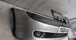 Zderzak przód przedni do opel corsa c halogeny Z157 srebrny 4