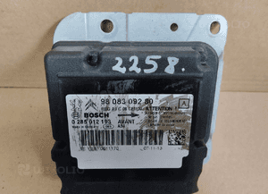 Moduł sensor air bag peugeot 2008 i 1 9808309280 2
