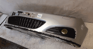 Zderzak przód przedni do opel astra h 3 iii gtc + halogeny kod kolor Z157 srebrny xenon 3