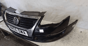 ^ ZDERZAK PRZÓD RPZEDNI DO VW VOLKSWAGEN PASSAT B6  LC9Z CZARNY 3