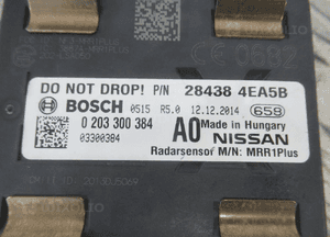 Radar sensor distronic nissan qashqai ii 2 J11 28438-4EA5B 2014- 6