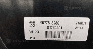 PEUGEOT 308 II T9 H/B lampa tylna prawa w klapę 2014-2021 9677818280 3