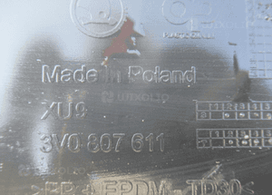 Osłona zderzaka płyta pod zderzak skoda superb iii 2015-2019 4