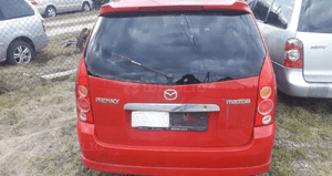 Mazda Premacy 99-05 Klapa tylna szyba tylna SU 1