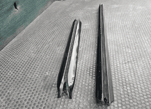 Listwa Listwy Drzwi S-Line Dolne Komplet Czarne LZ9Y Audi A4 B6 B7 Oryginalne 40