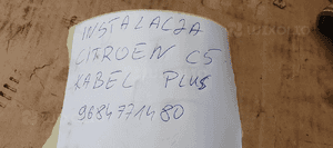 Wiązka instalacja akumulatora klema plusowa Citroen C5 III 9684771480 10
