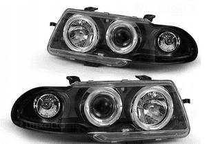 Lampy reflektory opel astra 1 f od 1991 do 1994 roku  angel eyes ringi led 3