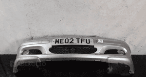 Zderzak przód przedni do mercedes W203 c-klasa coupe 744 srebrny halogeny 1
