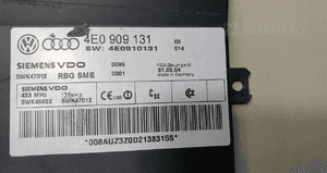 AUDI A8 D3 MODUŁ STEROWNIK KESSY 4E0909131 3