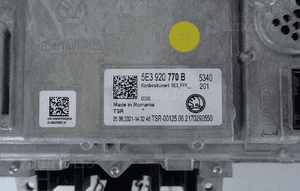 Licznik virtual zegary lcd skoda octavia iv 4 5E3 6