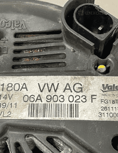 Alternator volkswagen T5 2.0 06A903023F org fv 3