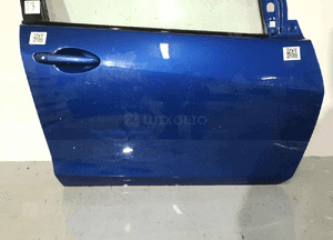 Drzwi przód przednie prawe mazda 2 ii de 2 gen. 34J niebieskie 5
