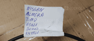 Klamka raczka dźwignia otwierania maski linka cięgno Nissan Almera Tino 65621 BU200 6