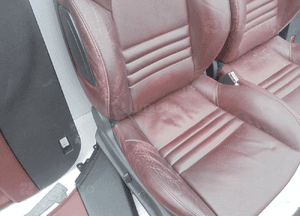 Fotele siedzenia skóra komplet peugeot 407 coupe 4
