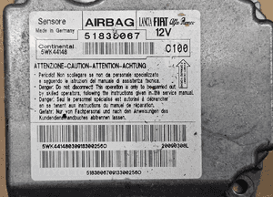 Fiat Grande Punto sensor sterownik airbag poduszek powietrznych 51754872 3