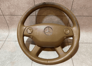 Mercedes W221 przedlift poduszka brązowa oryginał 1