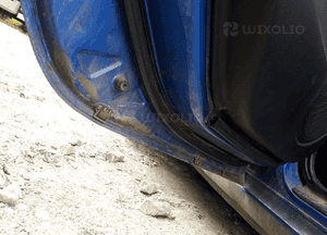Mazda 3 BK 03-09 drzwi lewy tył tylne lewe w kolor 27B szyba lampa 6