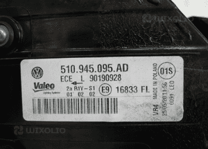 Vw sportsvan led cała lampa tylna lewa 4