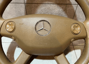 Mercedes W221 przedlift poduszka brązowa oryginał 2